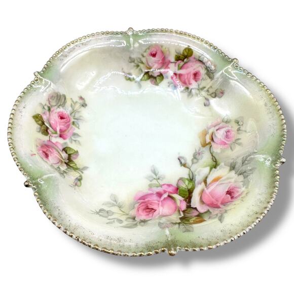 Vintage Dainty Porcelain Dish with Roses - RS Germany - Picture 1 of 7